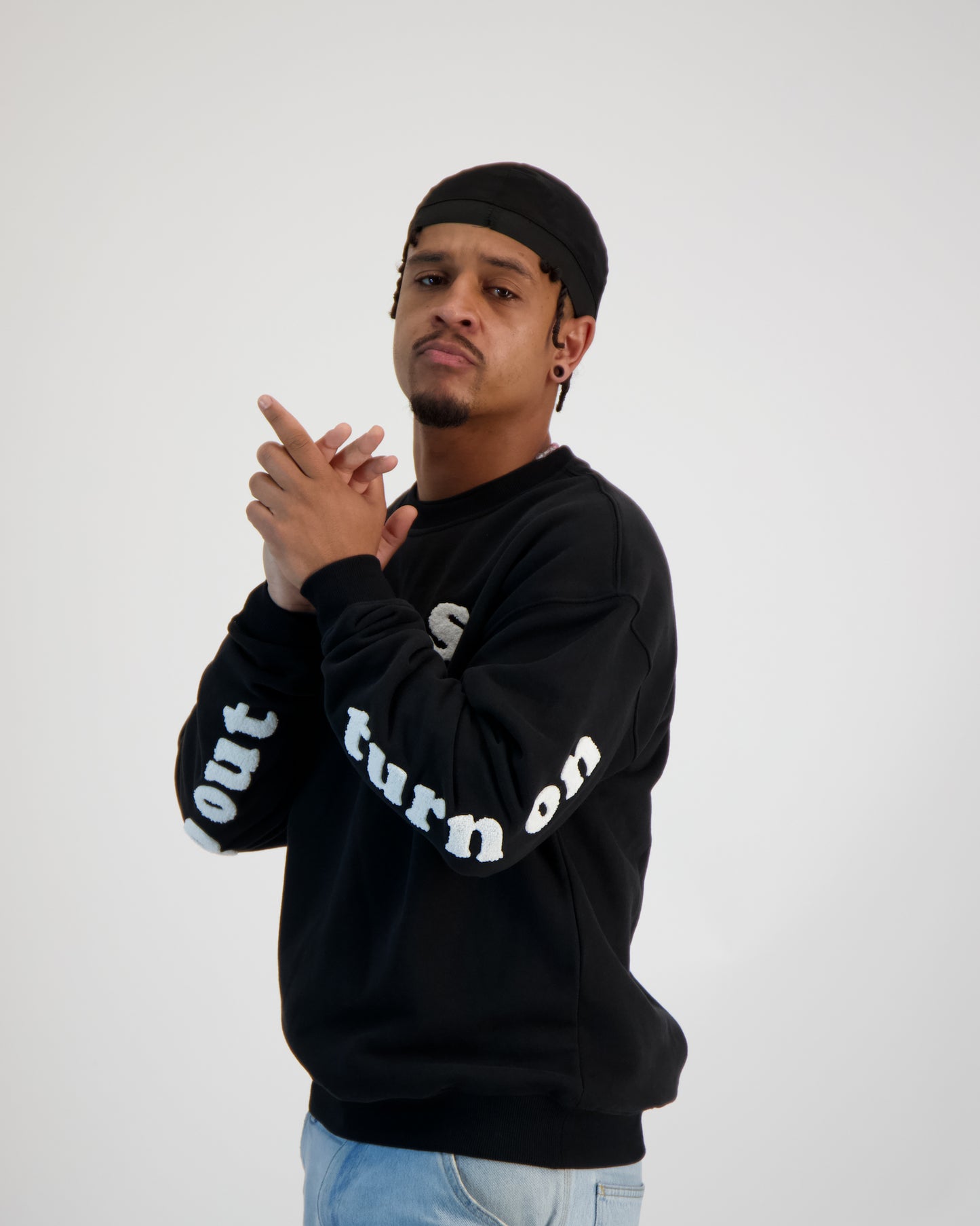 Model wearing Sauce Longsleeve