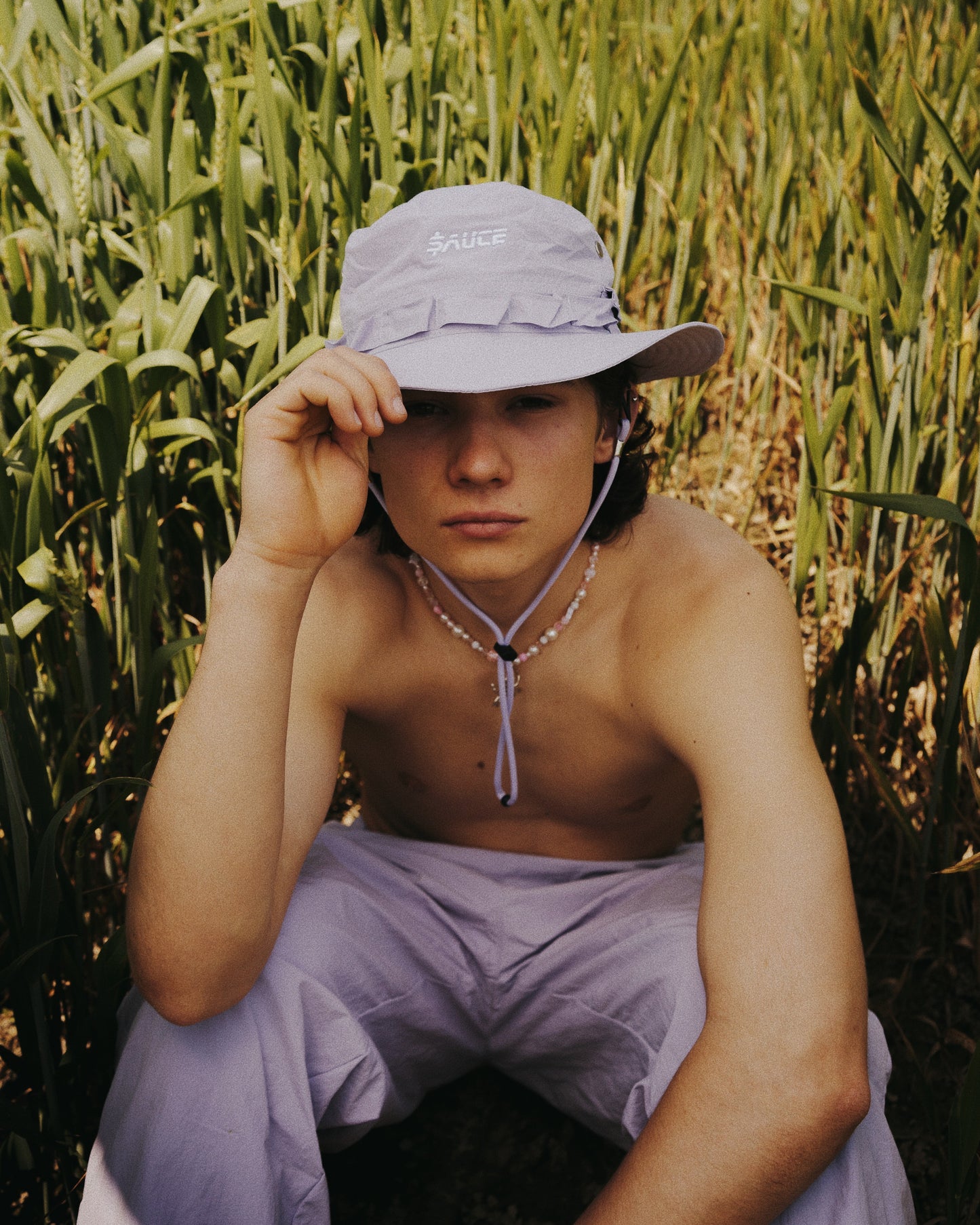 A Sauce Photoshoot with a Model