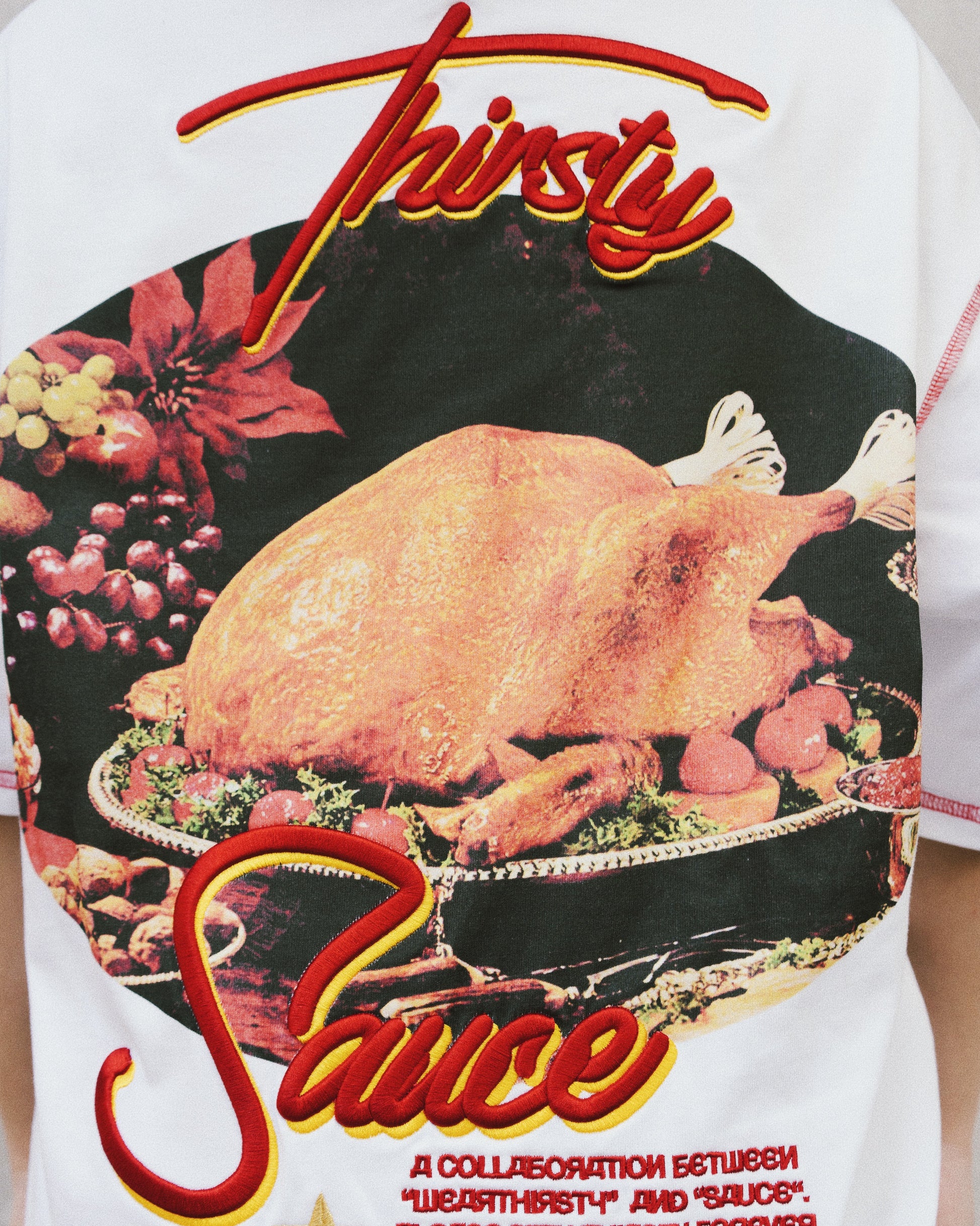 A Sauce Photoshoot Outdoor with a Female Model