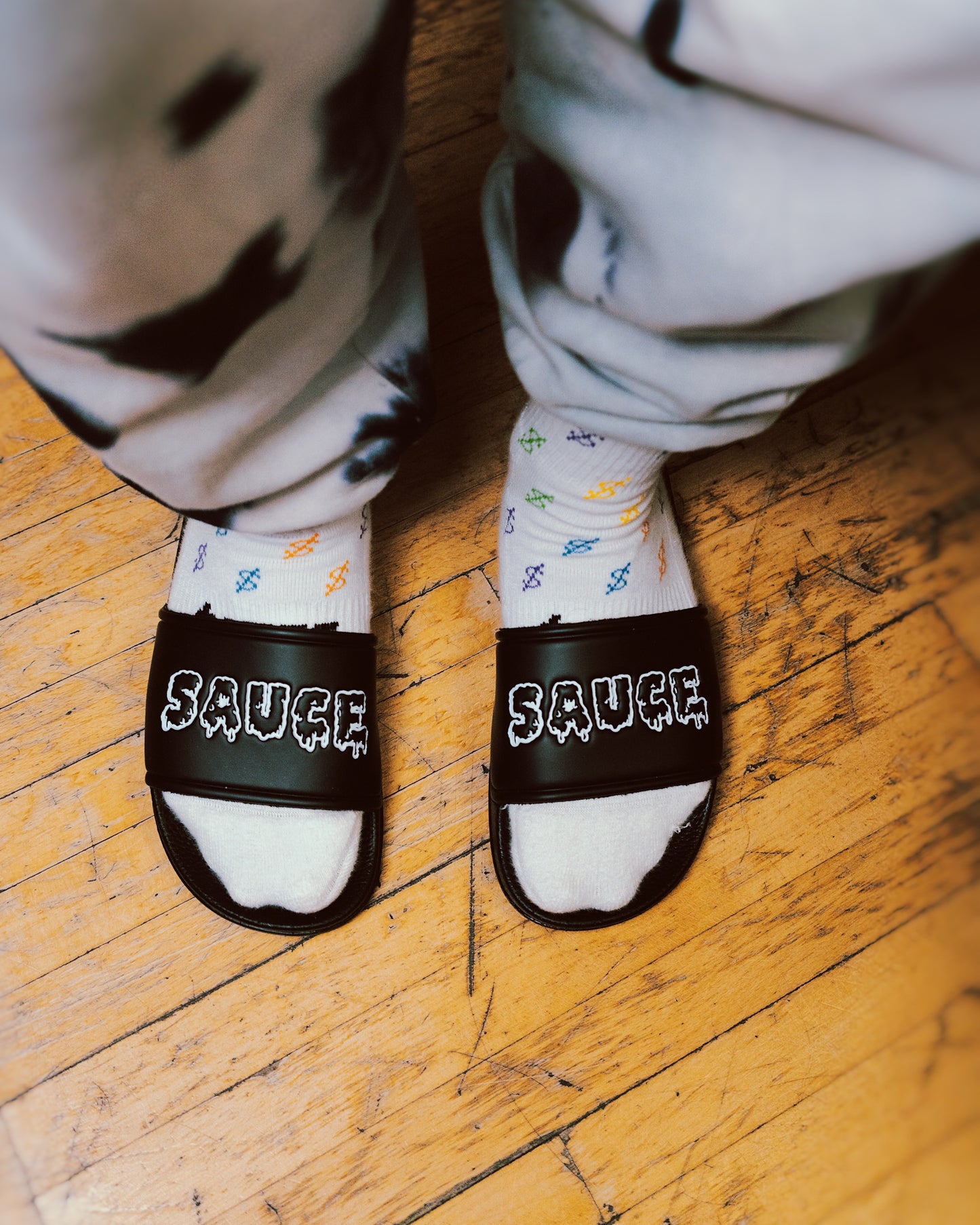 A Sauce Photoshoot with a Model