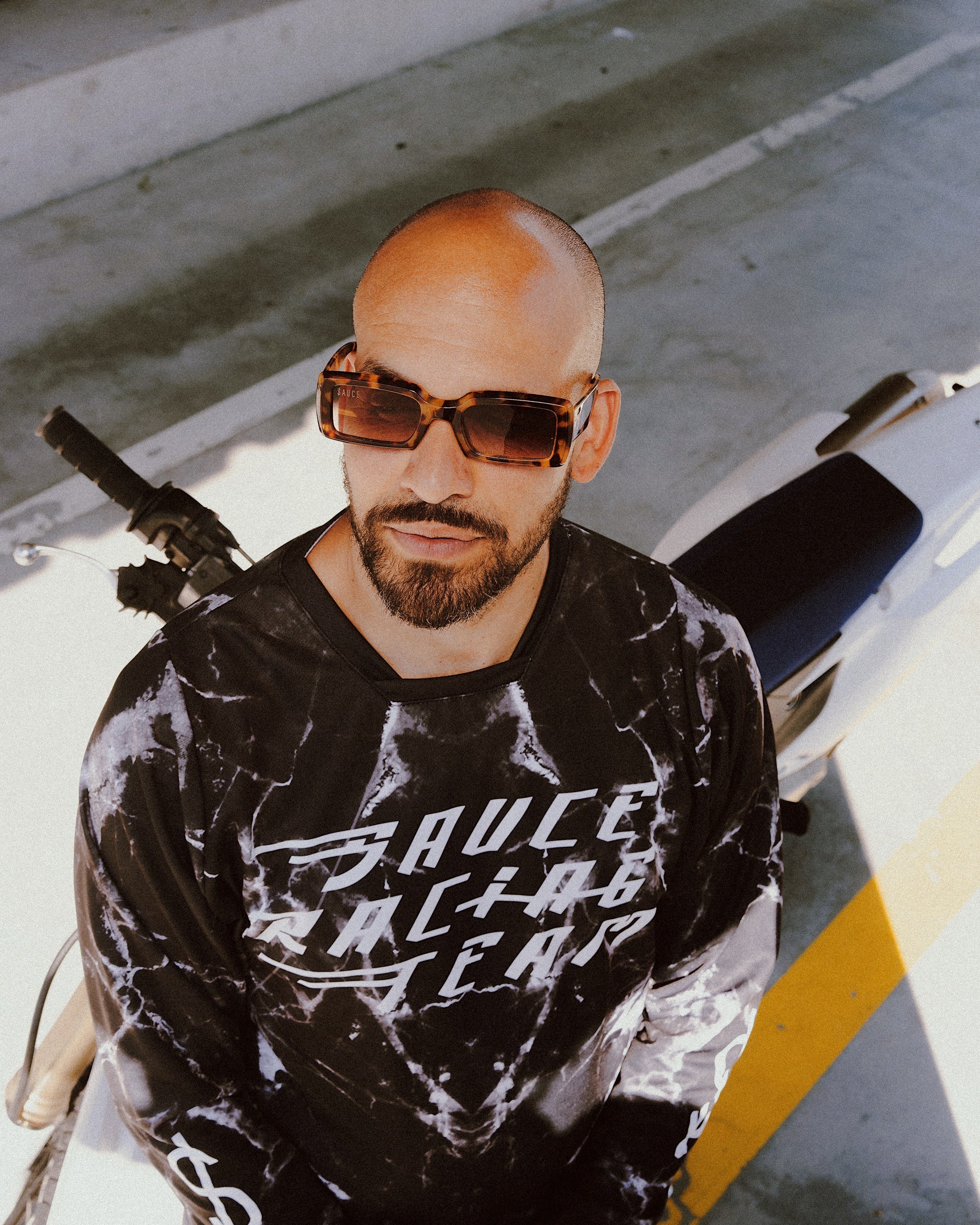 A Sauce Photoshoot with a Model