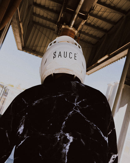 A Sauce Photoshoot with a Model